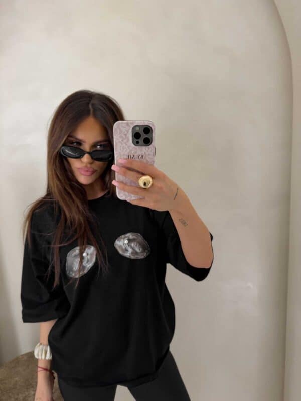 T-shirt MUSSELS - czarny