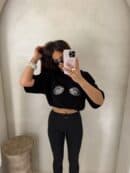 T-shirt MUSSELS - czarny