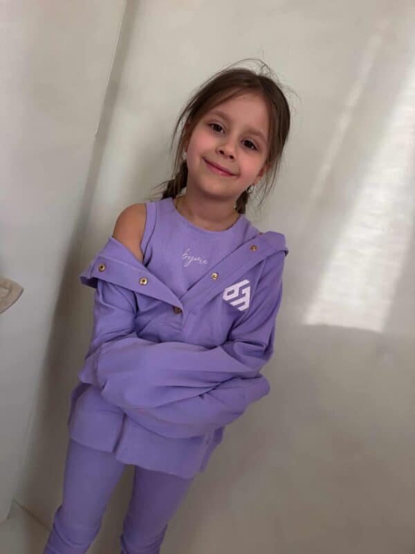 Komplet dziecięcy LAKI – fiolet Komplet dziecięcy LAKI – fiolet