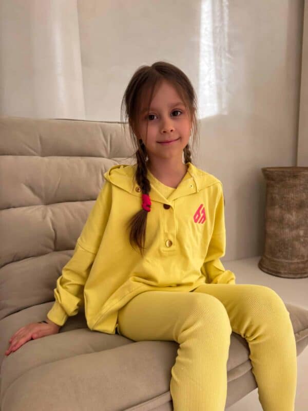 Komplet dziecięcy LAKI – limonka