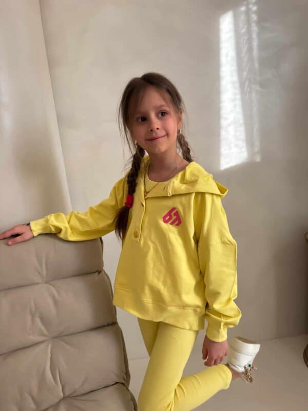 Komplet dziecięcy LAKI – limonka