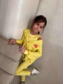 Komplet dziecięcy LAKI – limonka