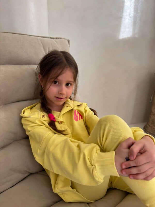 Komplet dziecięcy LAKI – limonka