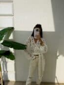 Kimono AŻUROWE NEW koła - ecru