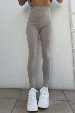 Legginsy COTTON - taupe