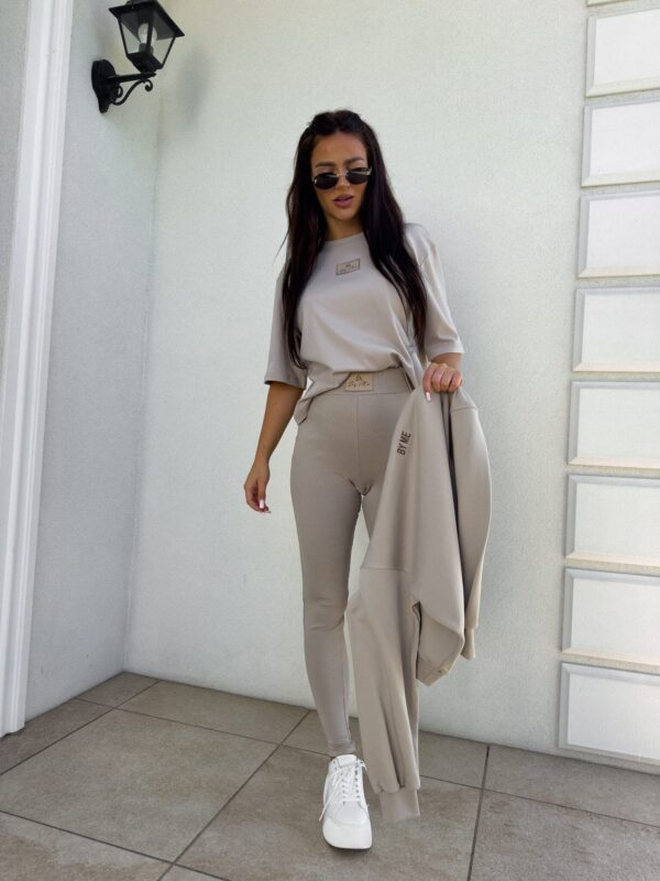 Legginsy COTTON - taupe