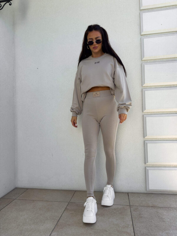 Legginsy COTTON - taupe