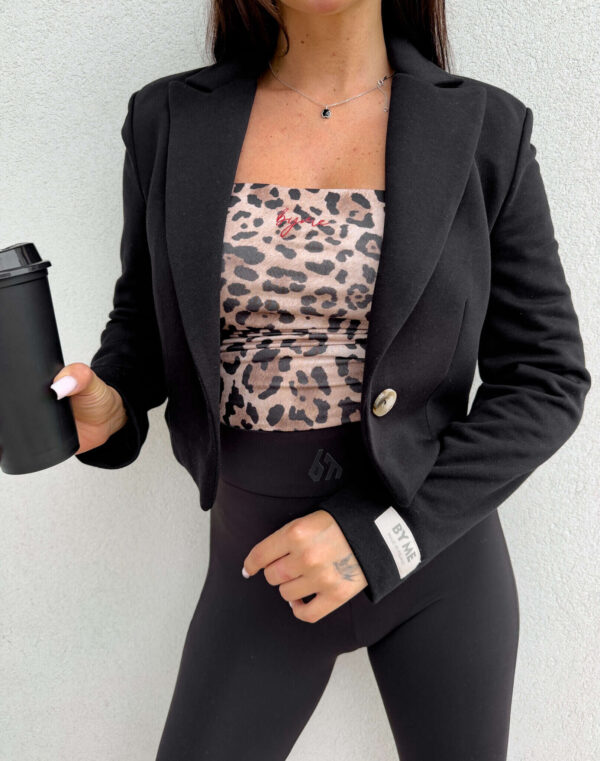 Marynarka dresowa SLIM - czarna