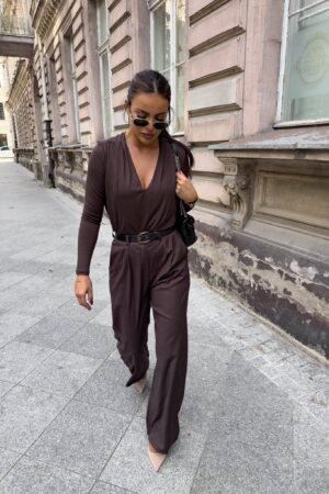 Bluzka SPICE - czekoladowa