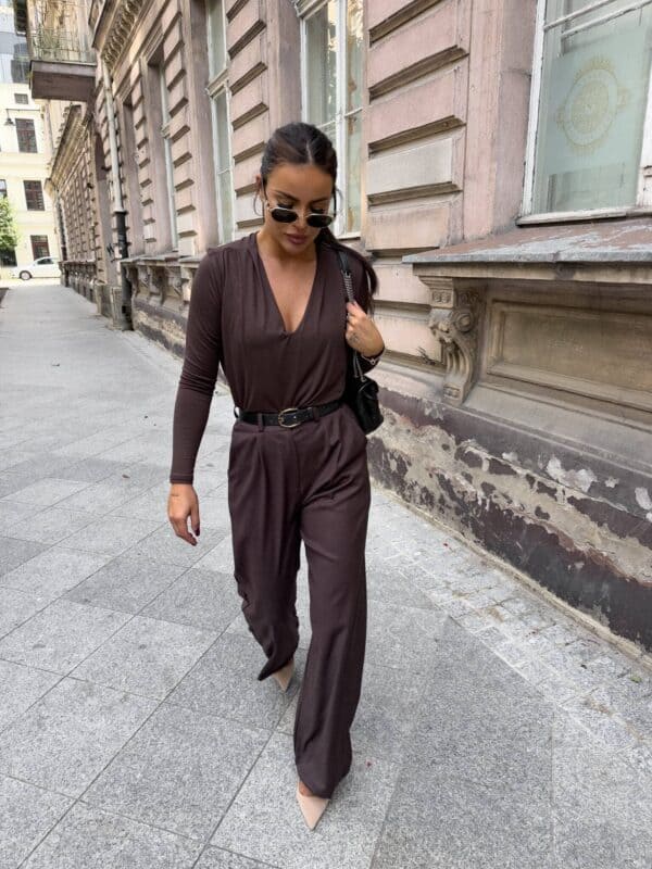 Bluzka SPICE - czekoladowa