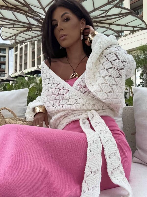 Kimono AMEIRO - ecru