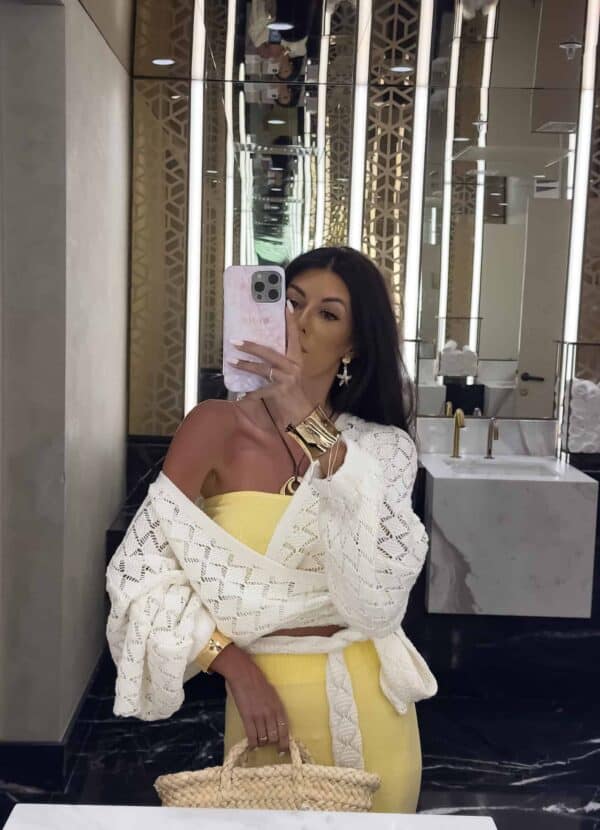 Kimono AMEIRO - ecru