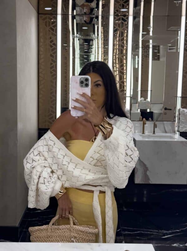 Kimono AMEIRO - ecru