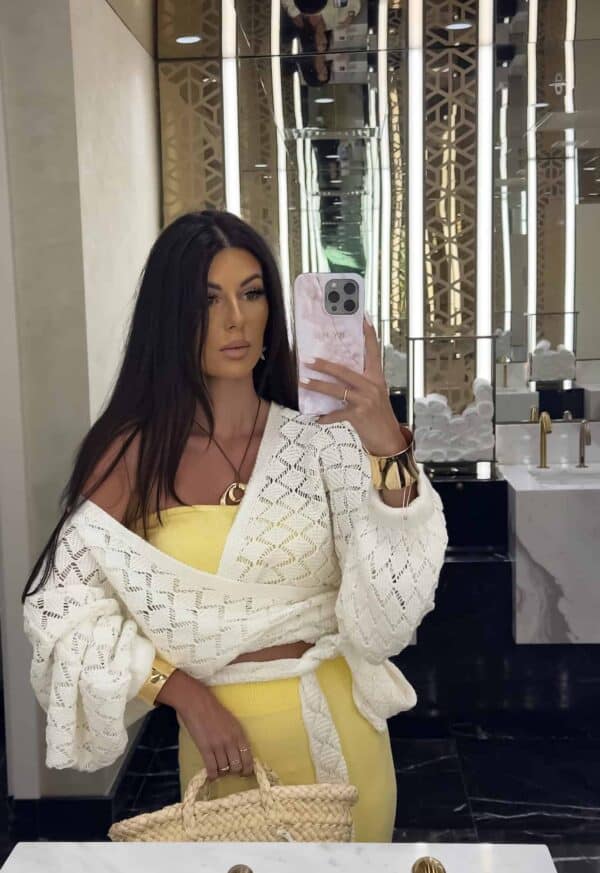 Kimono AMEIRO - ecru