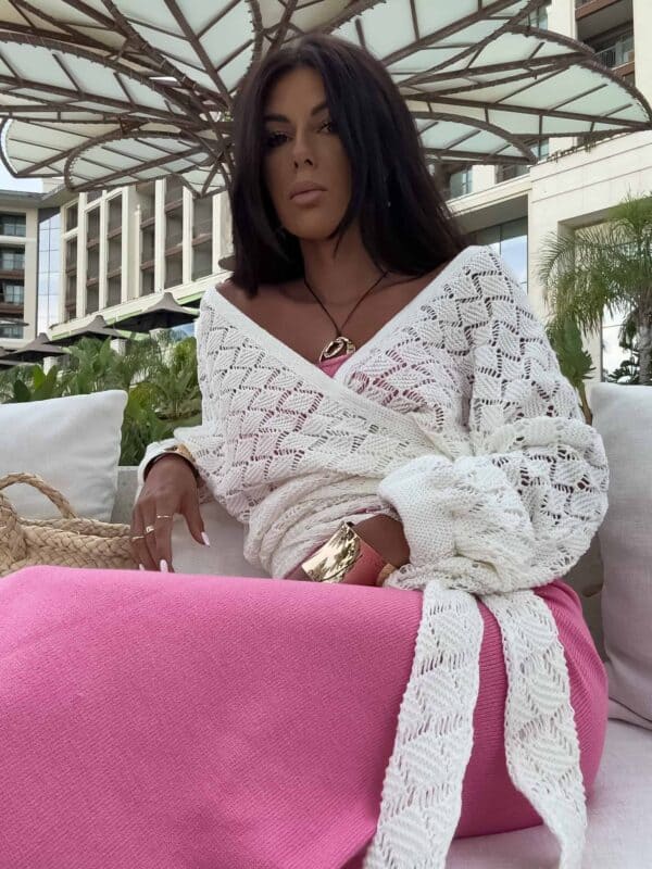 Kimono AMEIRO - ecru