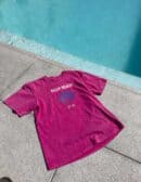 Dekatyzowany t-shirt SHELL - różowy Dekatyzowany t-shirt SHELL - różowy