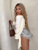 Bluzka KAIRA TEDDY – ecru