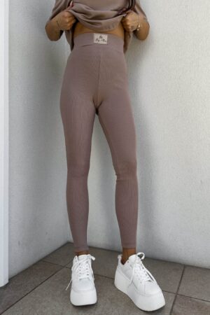 Legginsy COTTON - mokka
