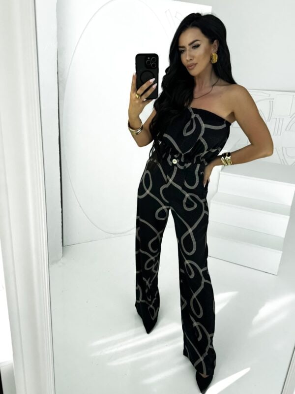 Komplet LAURENT print – czarny