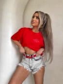 T-shirt ESSENTIAL – czerwony T-shirt ESSENTIAL – czerwony