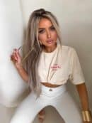 T-shirt ESSENTIAL – waniliowy