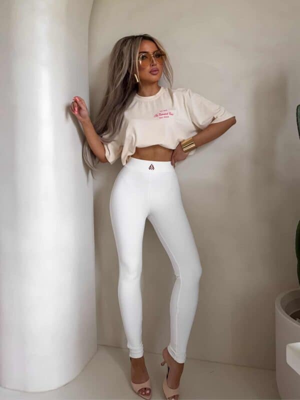 T-shirt ESSENTIAL – waniliowy