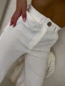 Spodnie SIMPLE bawełna - ecru Spodnie SIMPLE bawełna - ecru