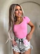 Bluzka MALUMA - różowa