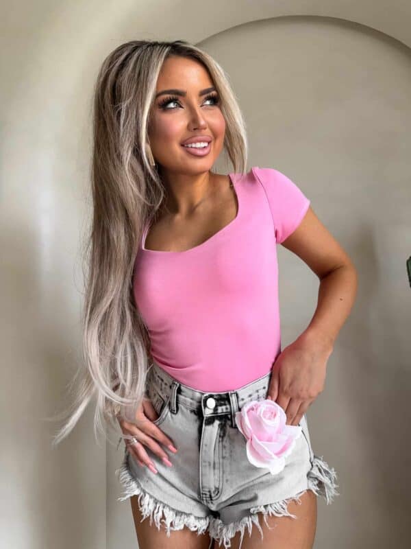 Bluzka MALUMA - różowa