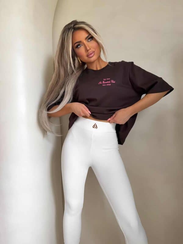 T-shirt ESSENTIAL – czekoladowy