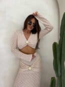 Komplet MUSZLA – jasny beż Komplet MUSZLA – jasny beż