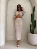 Komplet MUSZLA – jasny beż Komplet MUSZLA – jasny beż