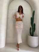 Komplet MUSZLA – jasny beż Komplet MUSZLA – jasny beż