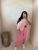 Bluzka MARMARIS print panterka - szaro-różowa