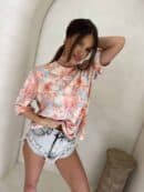 Bluzka MARMARIS print - candy