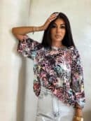 Bluzka MARMARIS print panterka - czarno-multi