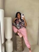 Bluzka MARMARIS print panterka - czarno-multi