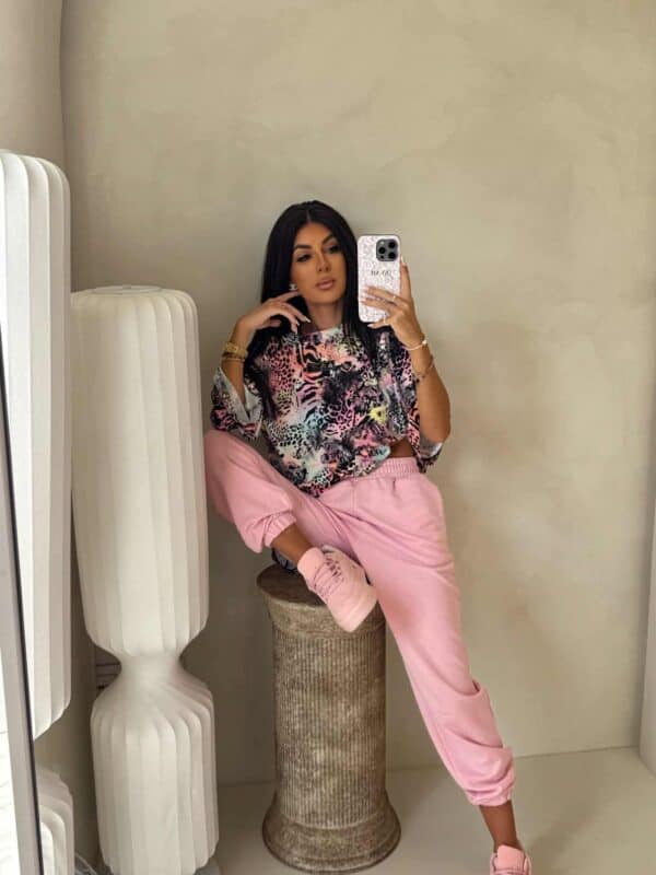 Bluzka MARMARIS print panterka - czarno-multi