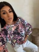 Bluzka MARMARIS print panterka - czarno-multi