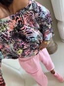 Bluzka MARMARIS print panterka - czarno-multi