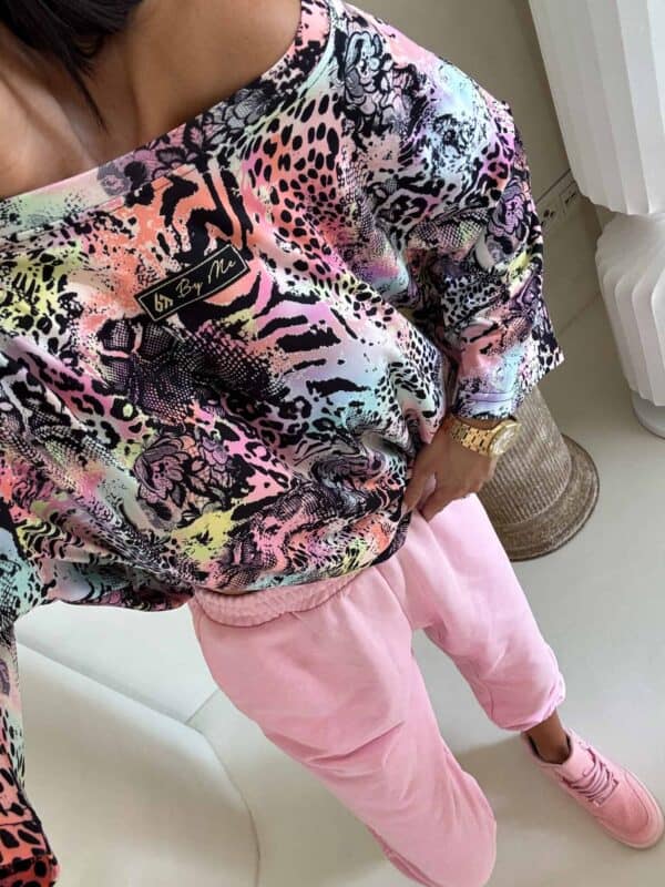 Bluzka MARMARIS print panterka - czarno-multi