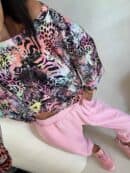 Bluzka MARMARIS print panterka - czarno-multi