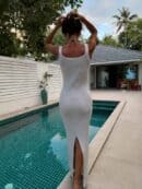 Sukienka NADI - jasny szary Sukienka NADI - jasny szary