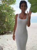 Sukienka NADI - jasny szary Sukienka NADI - jasny szary