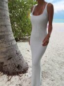 Sukienka NADI - jasny szary Sukienka NADI - jasny szary