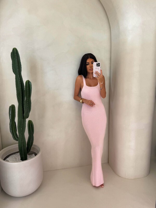 Sukienka NADI - jasny róż