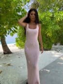 Sukienka NADI - jasny róż