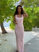 Sukienka NADI - jasny róż