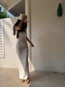 Sukienka NADI - ecru