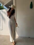 Sukienka NADI - ecru